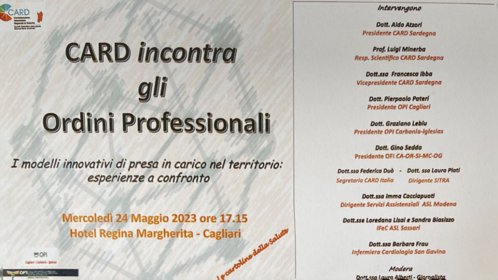 CARD INCONTRA GLI ORDINI PROFESSIONALI